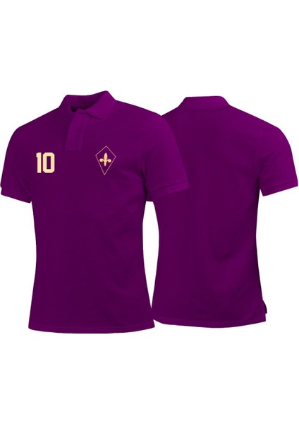 Fiorentina - I Viola Retro Polo Tişört