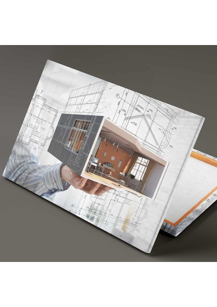 Mimarlık Ofisi Bina Tasarımı Inşaat Mühendisliği Kanvas Tablo fiyatları