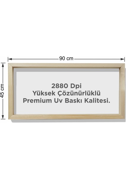 Reklam Ofisi Soyut Modern 1 Parçalı Premium Kanvas Tablo