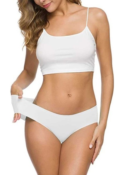 3 Adet Kadın Dikişsiz Lazer Kesim Esnek İz yapmayan Külot S7 indirimleri