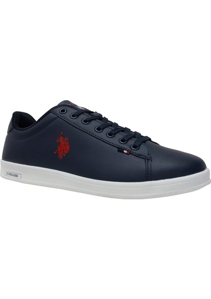 Lacivert Beyaz Bağcıklı Sneakers Spor Ayakkabı