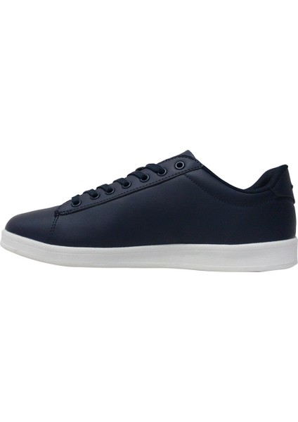 Lacivert Beyaz Bağcıklı Sneakers Spor Ayakkabı