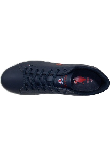 Lacivert Beyaz Bağcıklı Sneakers Spor Ayakkabı