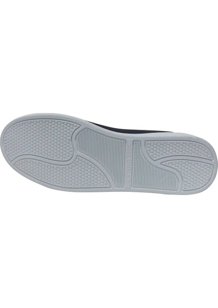 Lacivert Beyaz Bağcıklı Sneakers Spor Ayakkabı
