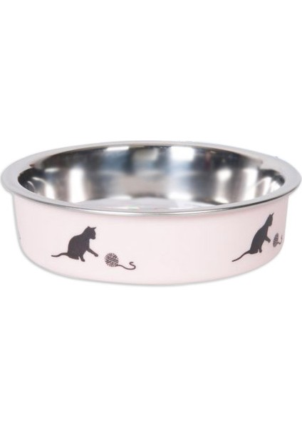 Karlıe Çelik Kedi Mama Kabı Pembe 160ML