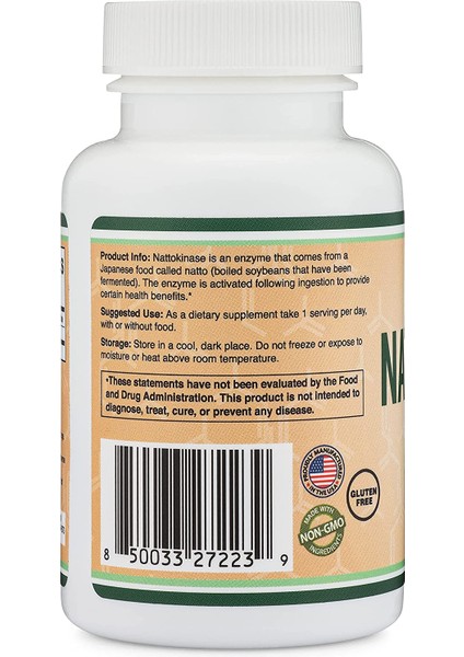 Nattokinase Enzyme 120 Kapsül