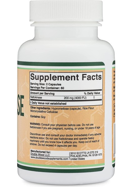 Nattokinase Enzyme 120 Kapsül