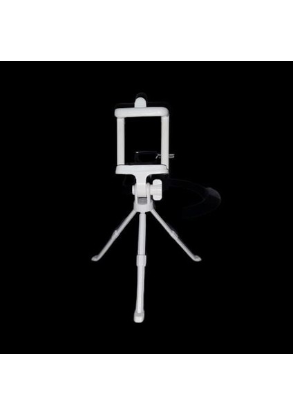 Mini Masaüstü Cep Telefonu Tripod 14 cm Beyaz