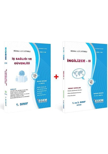 Açık Öğretim İş Sağlığı ve Güvenliği 1. Sınıf Bahar Dönemi 2 Dönem Konu Anlatımlı Soru Bankası Set