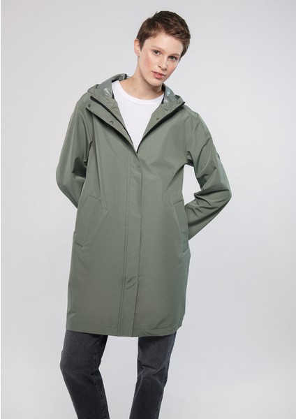 Kadın Kapüşonlu Haki Rüzgarlık 1110136-70123