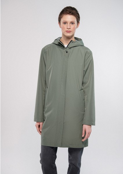 Kadın Kapüşonlu Haki Rüzgarlık 1110136-70123 fiyatları