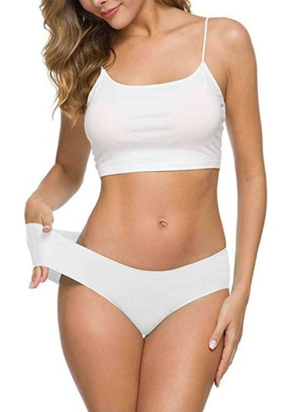 6 Adet Kadın Dikişsiz Lazer Kesim Esnek İz yapmayan Külot S3 indirimleri