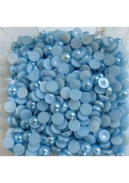 Yarım Incı Yuvarlak 10 mm 250 gr Mavi