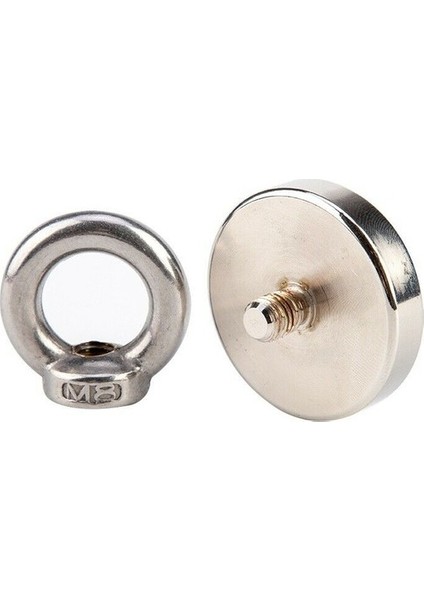Magnet Fishing 42 mm Halkalı Neodyum Pot Mıknatıs, Güçlü Deniz Kanca Kurtarma Mıknatısı fiyatları