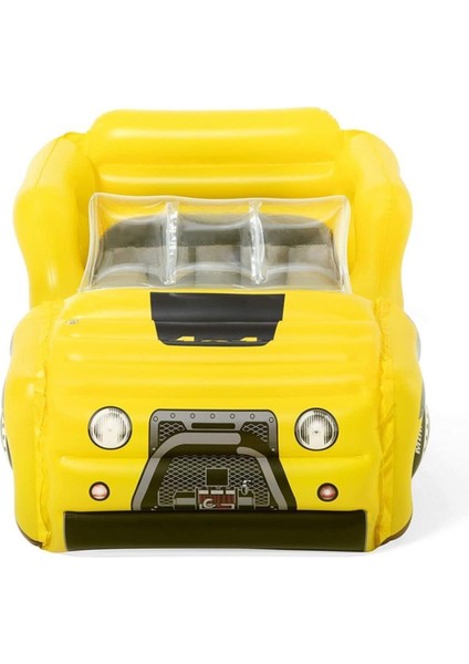 Pompalı- 4x4 Jeep Temalı, Şişme Çocuk Yatağı - 67714