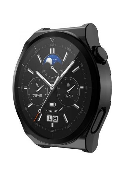 Huawei Watch Gt 3 Pro 43MM Ful Kaplama Koruyucu Kılıf, Soft Silikon Darbe Emici Saat Kılıf