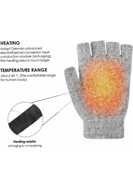 USB Elektrikli Isıtmalı Eldivenler (Yurt Dışından)