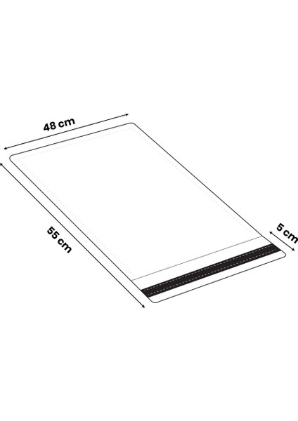 Baskısız Bantlı Kargo Poşeti - 48*55+5 - 100ADET
