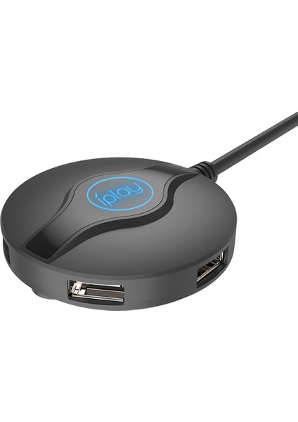 Ocube D401 4W USB Şarjlı Taşınabilir El Tipi Elektrikli Fan, 3 Hız Kontrollü ve LED Işık Tabanlı (Pembe) (Yurt Dışından)