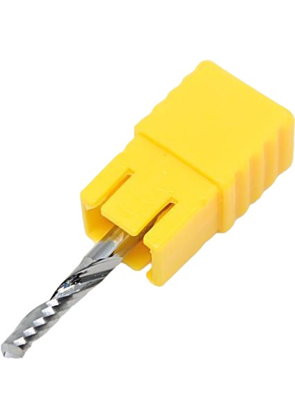 Gravür Tek Kenarlı Freze Bıçağı Spiral Akrilik Kesme 2X8MM indirimleri