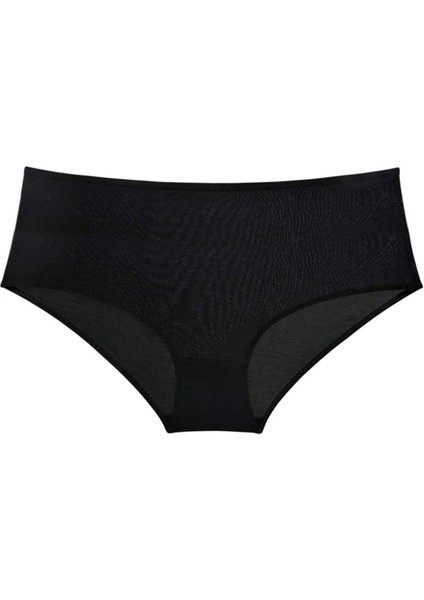 3 Adet Kadın Yüksek Bel Bato Külot Siyah Gri Krem modelleri