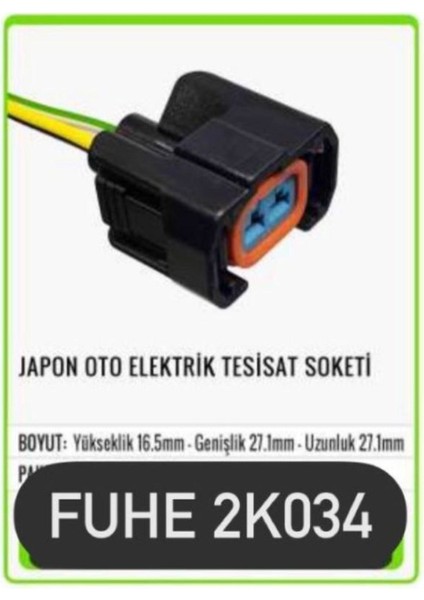 Fhe 2K034 Japon Oto Elektrik Tesisat Soketi