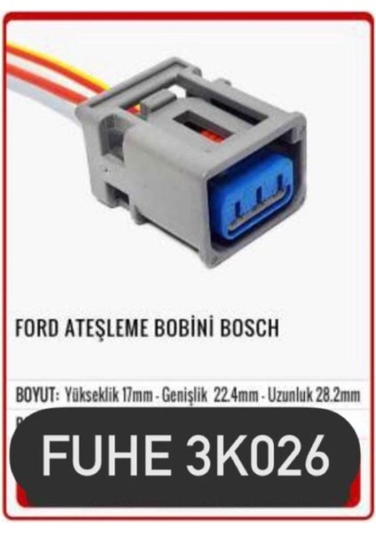 Fhe 3K026 Ford Uyumlu Ateşleme Bobini Bosch