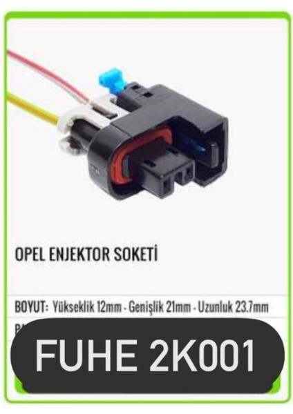 Fhe 2K001 Opel Enjektör Soketi