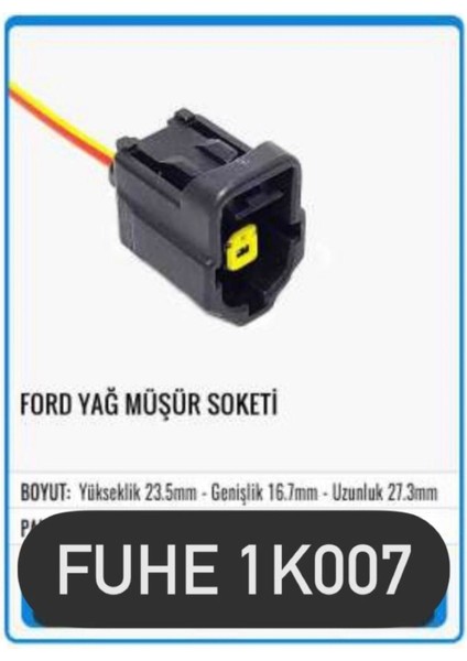 Fhe 1K007 Ford Yağ Müşür Soketi