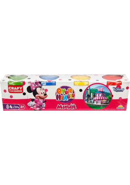 Minnie Mouse Crafy 4'lü Oyun Hamuru