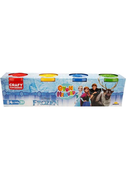 Crafy Frozen 4'lü Oyun Hamuru 560 G