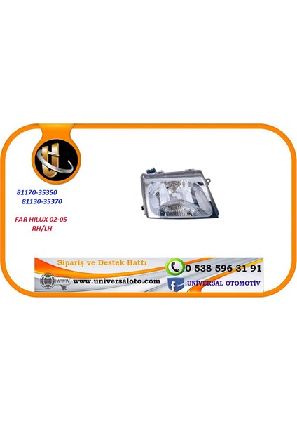 Far Hılux 02-05 Rh