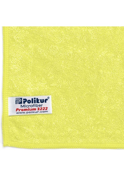 Premium Mikrofiber Genel Temizlik Bezi Sarı 40X40 - 3 Adet fiyatları