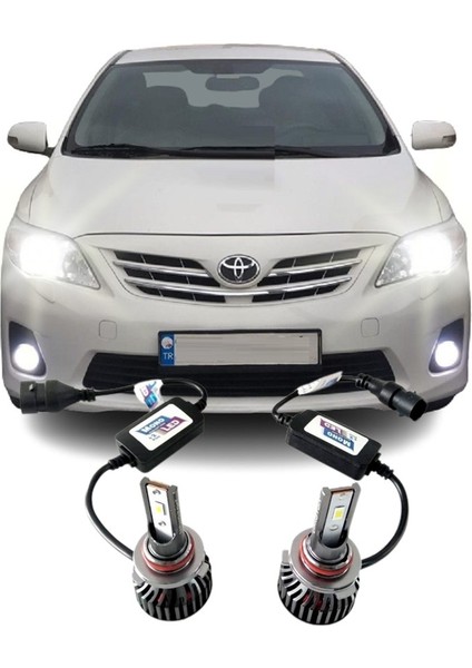 Toyota Corolla E150 LED Kısa Far Ampulü Photon Mono Hb4 9006