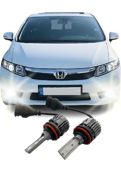 Honda Cıvıc Fb7 LED Xenon Sis Farı Ampulü H11 Photon Zero