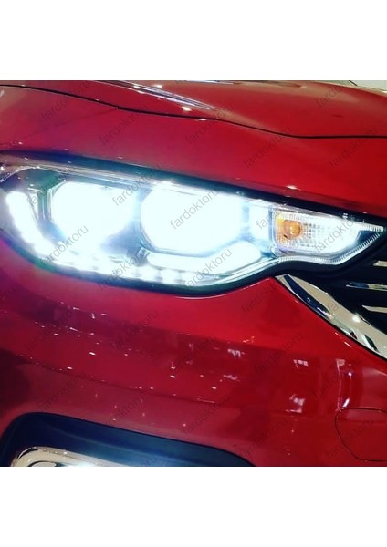 Fıat Egea Mercekli Far LED Uzun Far Ampulü H7 Photon Mono