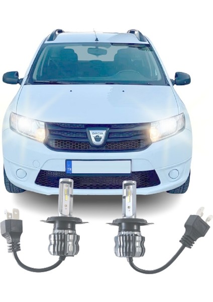 Dacia Logan LED Xenon Oto Ampul Photon Zero H4