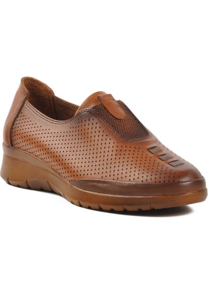 78 Taba Hakiki Deri Kadın Günlük Ayakkabı