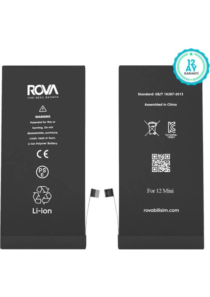 iPhone 12 Mini Batarya 2227 Mah