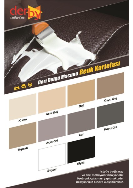 Deri Tamir Macunu - Çatlak ve Yırtık Deri Kremi fiyatları