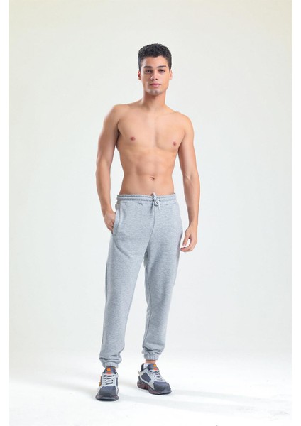 Gri Melanj Jogger Eşofman Altı