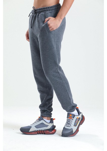 Antrasit Melanj Jogger Eşofman Altı fırsatları