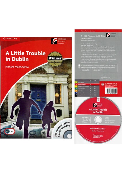 Cambridge University Press A Little Trouble in Dublin Level 1 Beginner/elementary +CD -Rom/audio İngilizce Hikaye Kitabi