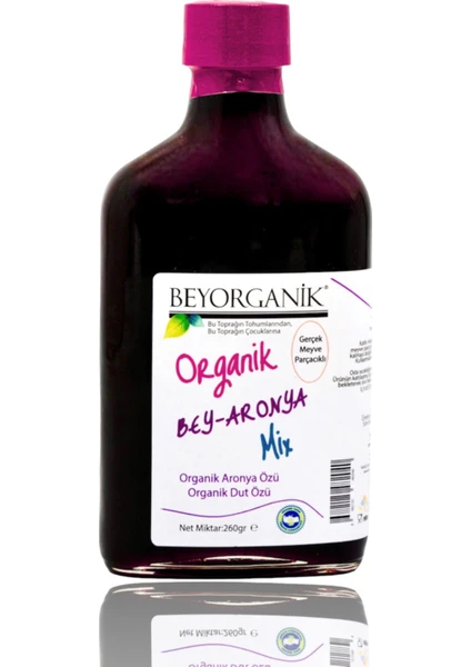 Organik Bey Aronya Meyve Parçacıklı 260gr