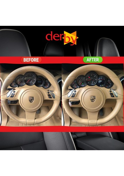 Deri Döşeme ve Direksiyon Boyası - Derby Oto Boyası, Deri Koltuk Boyası indirimleri