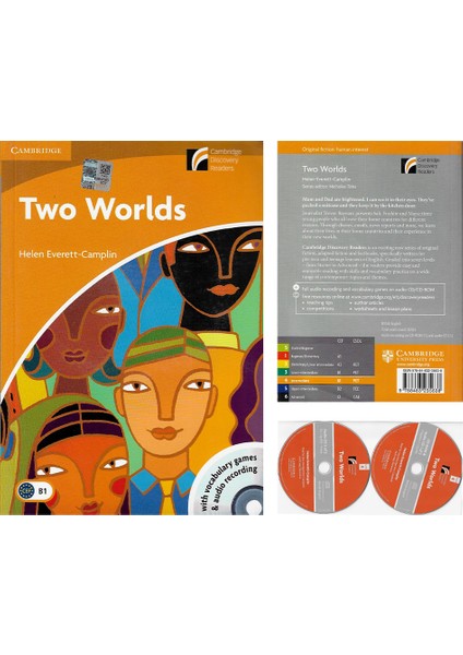 Cambridge University Press Two Worlds Level 4 intermediate + CD -Rom ingilizce Hikayekitabi