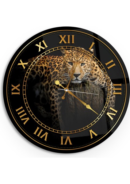 Leopar Cam Saat - 60 cm