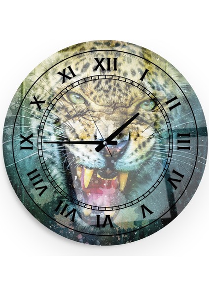 Leopar Cam Saat - 60 cm