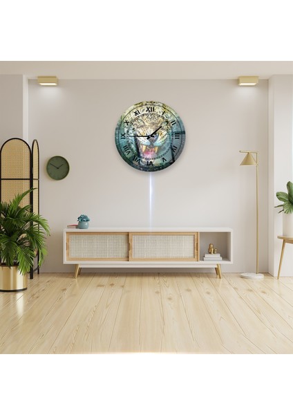 Leopar Cam Saat - 60 cm fiyatları