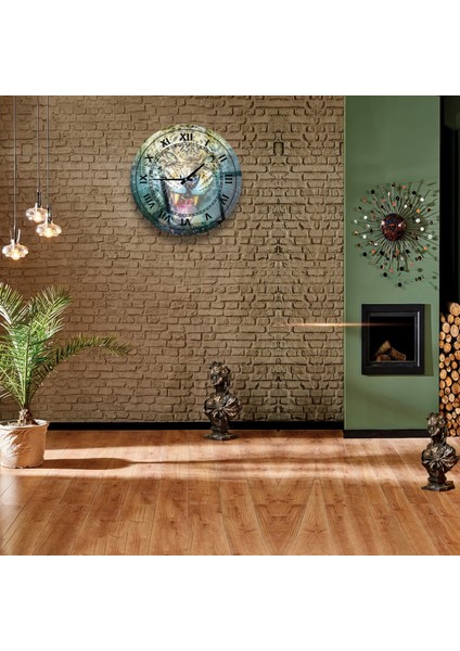 Leopar Cam Saat - 60 cm modelleri